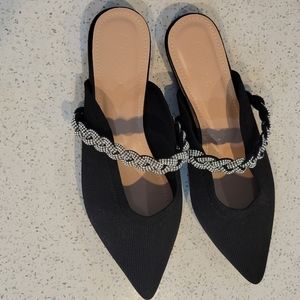 Womens Black Flats Size 8.5